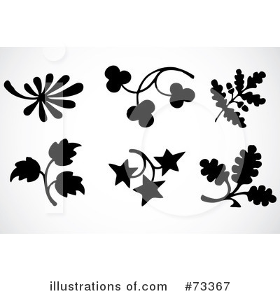 Royalty-Free (RF) Leaves Clipart Illustration by BestVector - Stock Sample #73367