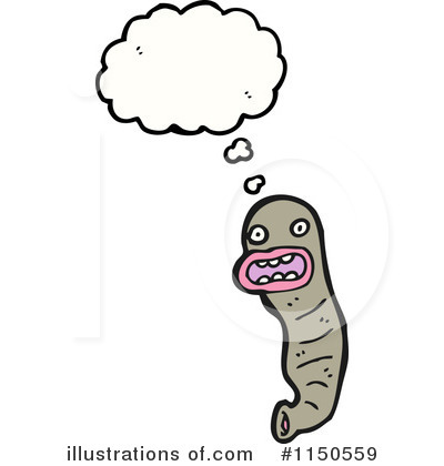 Royalty-Free (RF) Leech Clipart Illustration by lineartestpilot - Stock Sample #1150559
