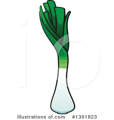 Leeks Clipart #1301823 by Vector Tradition SM