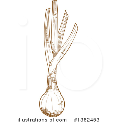 Royalty-Free (RF) Leek Clipart Illustration by Vector Tradition SM - Stock Sample #1382453
