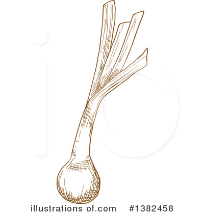 Royalty-Free (RF) Leek Clipart Illustration by Vector Tradition SM - Stock Sample #1382458