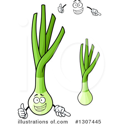 Leek Clipart #1307445 by Vector Tradition SM