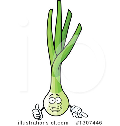 Leek Clipart #1307446 by Vector Tradition SM