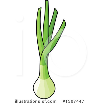 Leek Clipart #1307447 by Vector Tradition SM