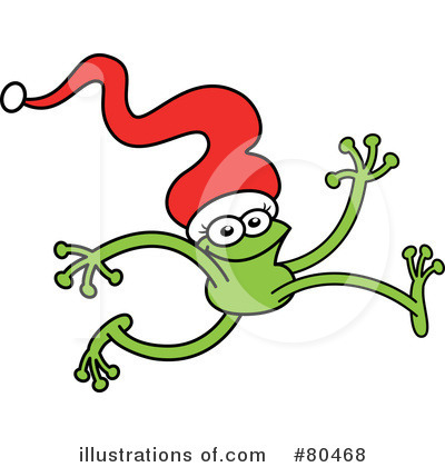 Royalty-Free (RF) Leggy Green Frog Clipart Illustration by Zooco - Stock Sample #80468