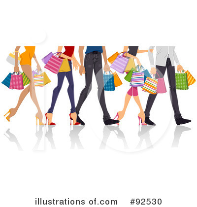 Shopping Bags Clipart #92530 by BNP Design Studio