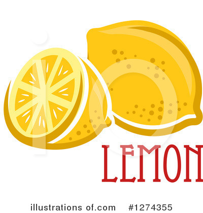 Royalty-Free (RF) Lemon Clipart Illustration by Vector Tradition SM - Stock Sample #1274355