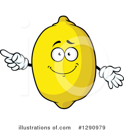 Royalty-Free (RF) Lemon Clipart Illustration by Vector Tradition SM - Stock Sample #1290979