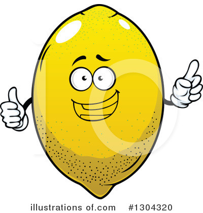 Royalty-Free (RF) Lemon Clipart Illustration by Vector Tradition SM - Stock Sample #1304320