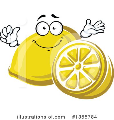 Royalty-Free (RF) Lemon Clipart Illustration by Vector Tradition SM - Stock Sample #1355784