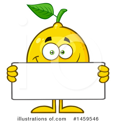 Royalty-Free (RF) Lemon Clipart Illustration by Hit Toon - Stock Sample #1459546
