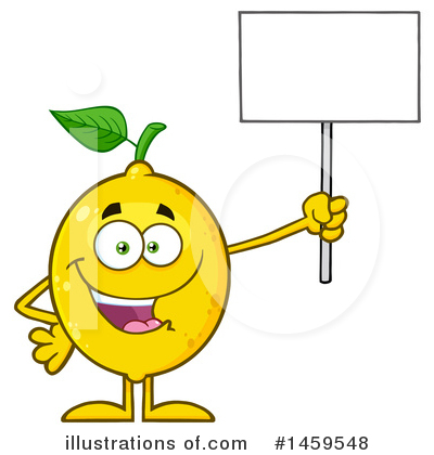 Royalty-Free (RF) Lemon Clipart Illustration by Hit Toon - Stock Sample #1459548