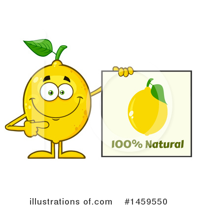 Royalty-Free (RF) Lemon Clipart Illustration by Hit Toon - Stock Sample #1459550