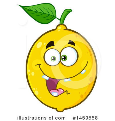 Royalty-Free (RF) Lemon Clipart Illustration by Hit Toon - Stock Sample #1459558