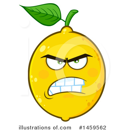 Royalty-Free (RF) Lemon Clipart Illustration by Hit Toon - Stock Sample #1459562