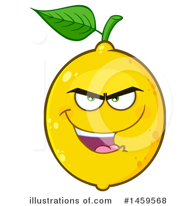 Royalty-Free (RF) Lemon Clipart Illustration by Hit Toon - Stock Sample #1459568