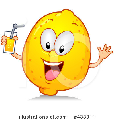 Royalty-Free (RF) Lemon Clipart Illustration by BNP Design Studio - Stock Sample #433011