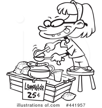 Lemonade Stand Clipart #441957 by toonaday