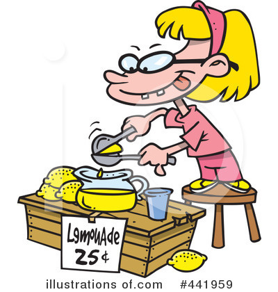 Royalty-Free (RF) Lemonade Clipart Illustration by toonaday - Stock Sample #441959