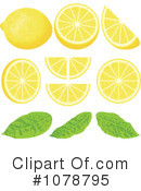 Lemons Clipart #1078795 by Any Vector