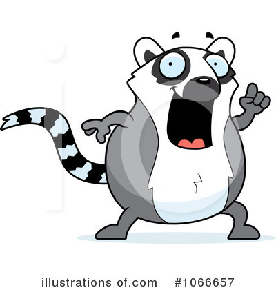 Royalty-Free (RF) Lemur Clipart Illustration by Cory Thoman - Stock Sample #1066657