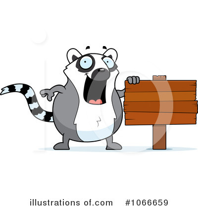 Royalty-Free (RF) Lemur Clipart Illustration by Cory Thoman - Stock Sample #1066659