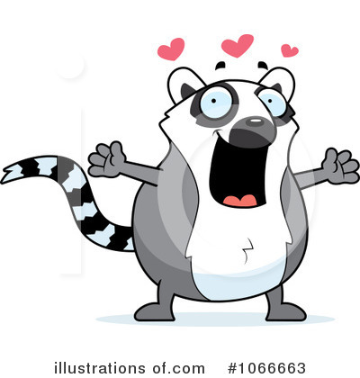 Royalty-Free (RF) Lemur Clipart Illustration by Cory Thoman - Stock Sample #1066663