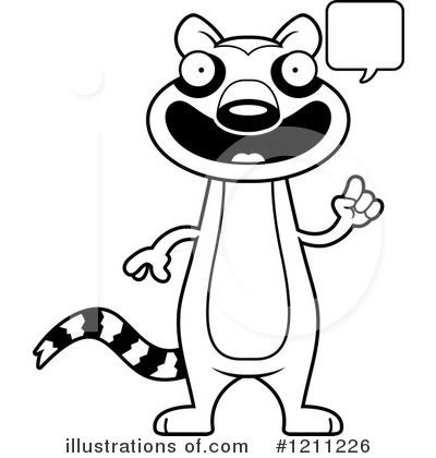 Royalty-Free (RF) Lemur Clipart Illustration by Cory Thoman - Stock Sample #1211226