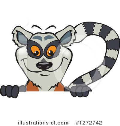 Lemur Clipart #1272742 by Dennis Holmes Designs