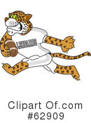Leopard Character Clipart #62909 by Mascot Junction