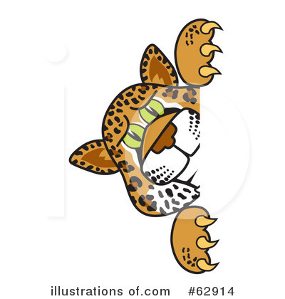 Royalty-Free (RF) Leopard Character Clipart Illustration by Mascot Junction - Stock Sample #62914