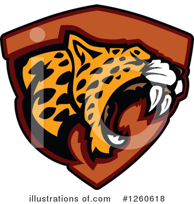 Royalty-Free (RF) Leopard Clipart Illustration by Chromaco - Stock Sample #1260618
