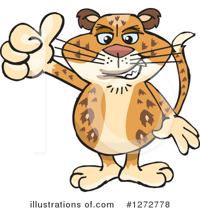 Royalty-Free (RF) Leopard Clipart Illustration by Dennis Holmes Designs - Stock Sample #1272778