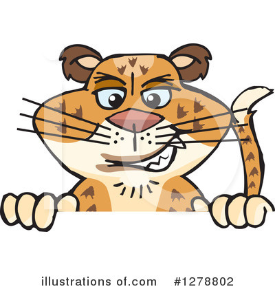 Leopard Clipart #1278802 by Dennis Holmes Designs
