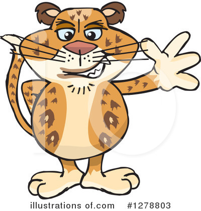Royalty-Free (RF) Leopard Clipart Illustration by Dennis Holmes Designs - Stock Sample #1278803