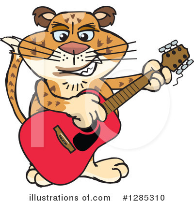 Royalty-Free (RF) Leopard Clipart Illustration by Dennis Holmes Designs - Stock Sample #1285310