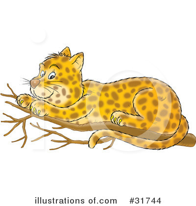 Royalty-Free (RF) Leopard Clipart Illustration by Alex Bannykh - Stock Sample #31744