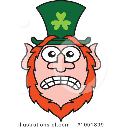 Royalty-Free (RF) Leprechaun Clipart Illustration by Zooco - Stock Sample #1051899