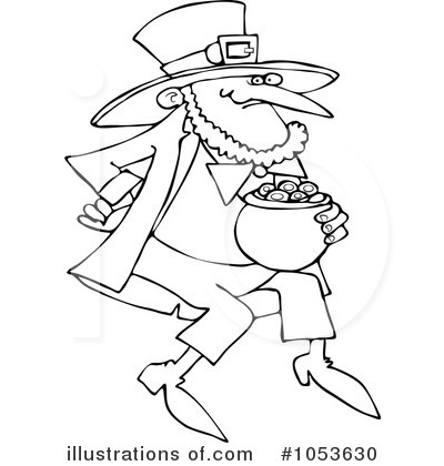 Royalty-Free (RF) Leprechaun Clipart Illustration by djart - Stock Sample #1053630