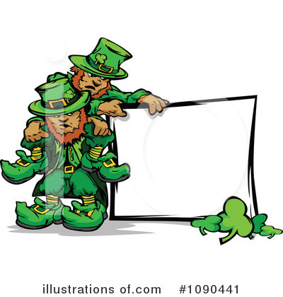 Royalty-Free (RF) Leprechaun Clipart Illustration by Chromaco - Stock Sample #1090441