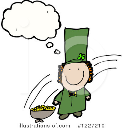 Royalty-Free (RF) Leprechaun Clipart Illustration by lineartestpilot - Stock Sample #1227210