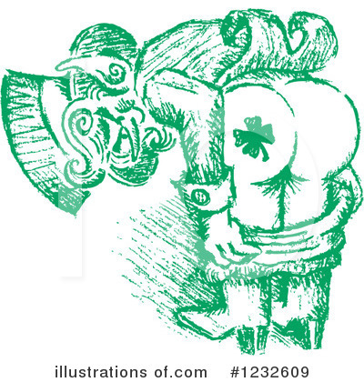 Royalty-Free (RF) Leprechaun Clipart Illustration by Andy Nortnik - Stock Sample #1232609