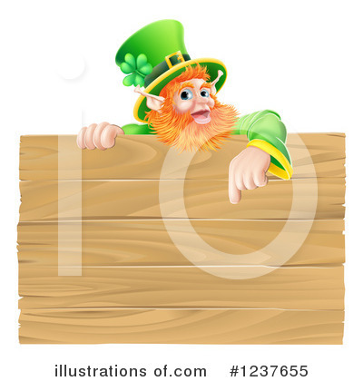 Royalty-Free (RF) Leprechaun Clipart Illustration by AtStockIllustration - Stock Sample #1237655