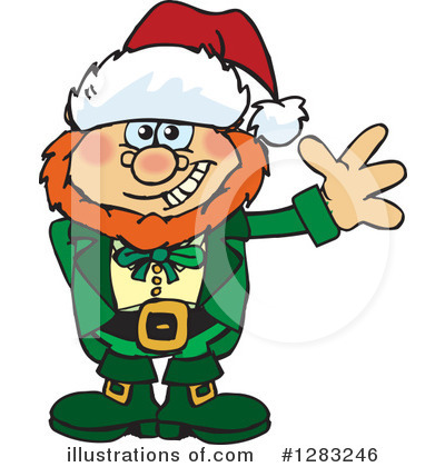 Royalty-Free (RF) Leprechaun Clipart Illustration by Dennis Holmes Designs - Stock Sample #1283246