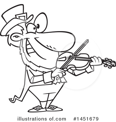 Violin Clipart #1451679 by toonaday