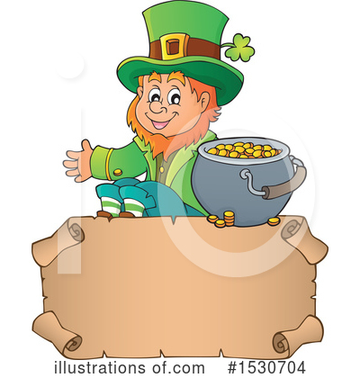 Royalty-Free (RF) Leprechaun Clipart Illustration by visekart - Stock Sample #1530704