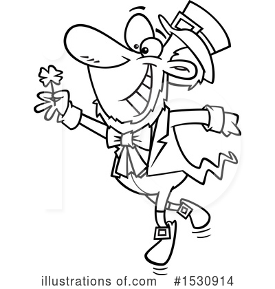 Royalty-Free (RF) Leprechaun Clipart Illustration by toonaday - Stock Sample #1530914