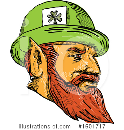 Royalty-Free (RF) Leprechaun Clipart Illustration by patrimonio - Stock Sample #1601717