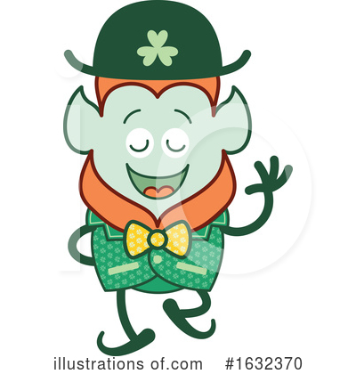 Royalty-Free (RF) Leprechaun Clipart Illustration by Zooco - Stock Sample #1632370