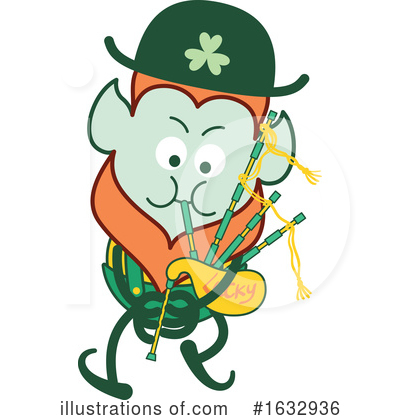 Royalty-Free (RF) Leprechaun Clipart Illustration by Zooco - Stock Sample #1632936